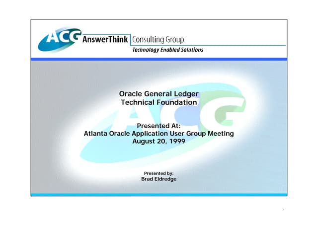 General ledger tech