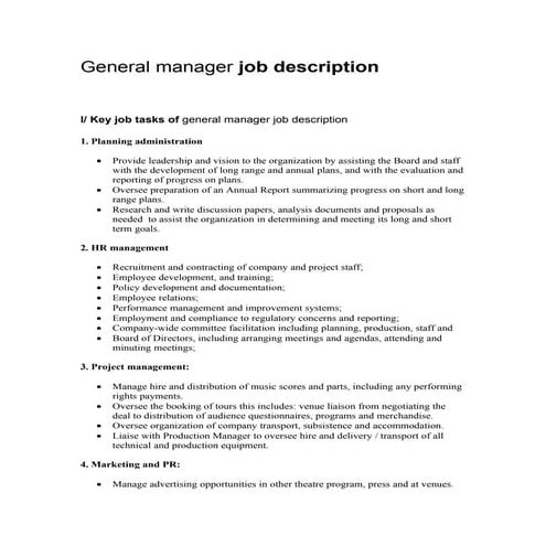 General+manager+job+description
