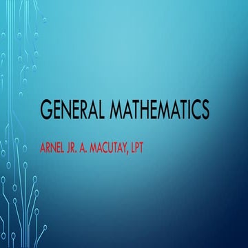 GENERAL MATHEMATICS First lesson for Grade-11. pptx