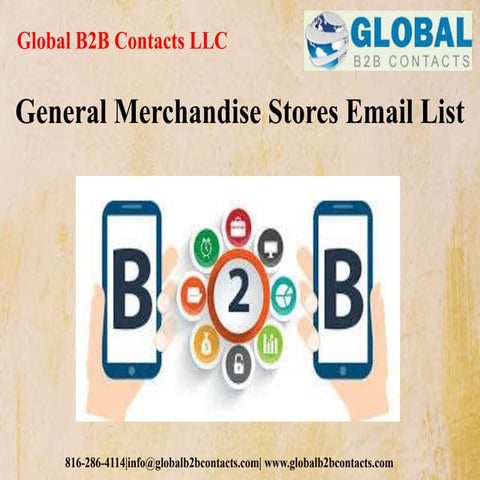 General merchandise stores email list