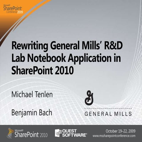 Sharepoint conf 5 - g mills