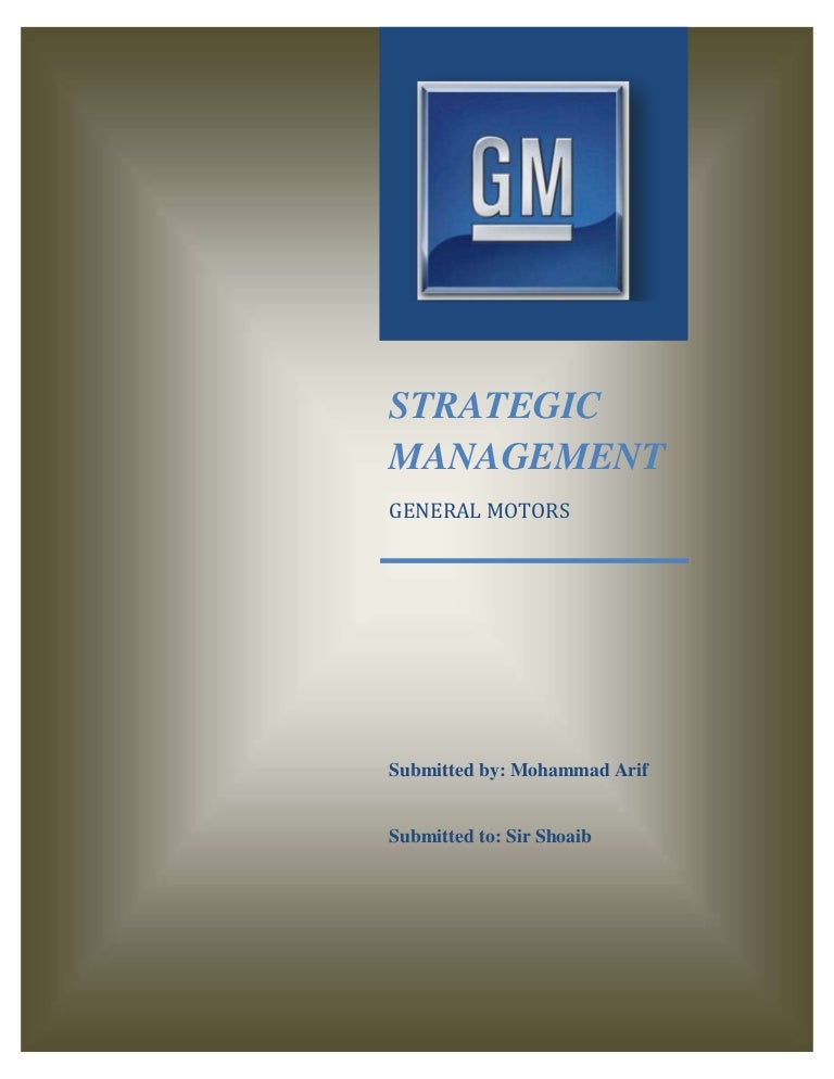 General motors case study in research