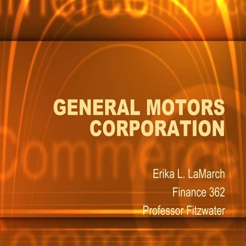 General motors corporation2