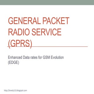 GPRS - EDGE