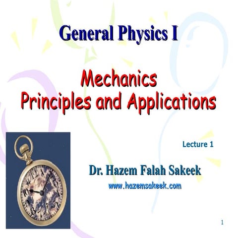 General physics i-1