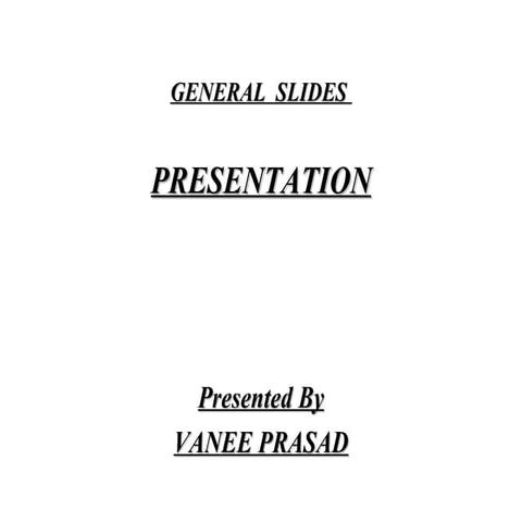 General Ppt
