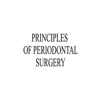 General principles of periodontal instrumentation