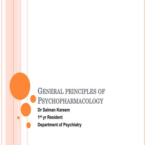 General psychopharmacology