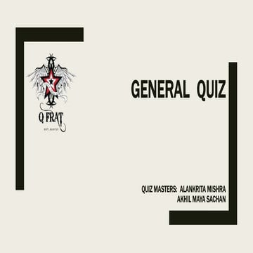 General  quiz 