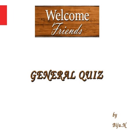General Quiz (iQuiz 24-08-2014 at GEC Kozhikode)