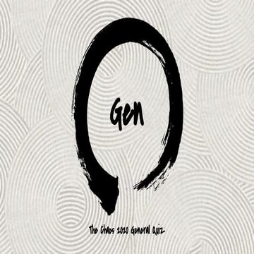 General Quiz Prelims - IIM Ahmedabad Chaos 2020 - by Quiz Cetera