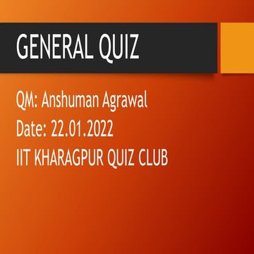General Quiz