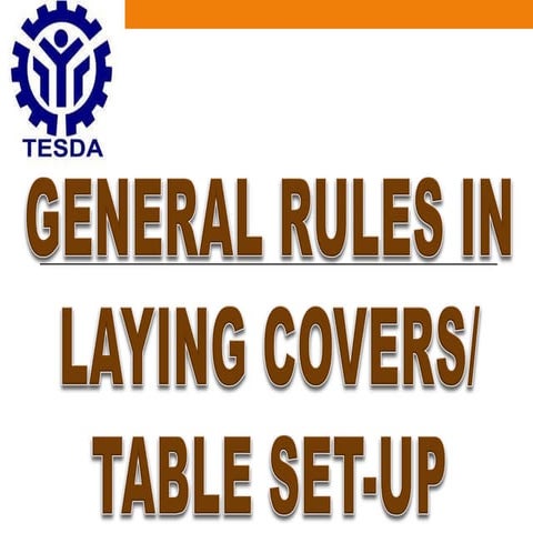 Tle 10 l3 table appointments | PPTX
