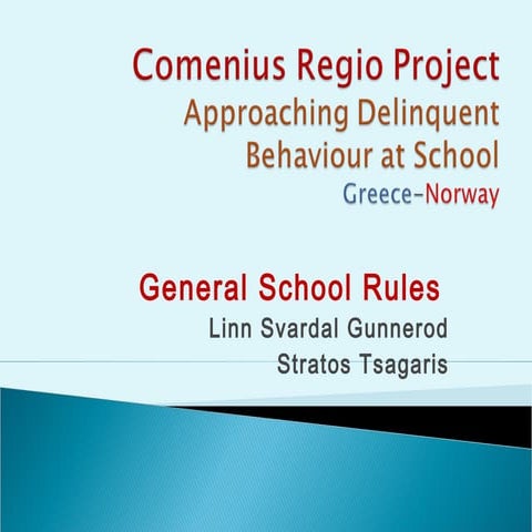 General school rules
