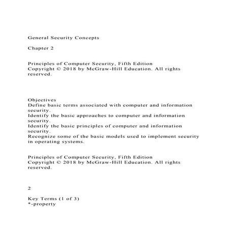 General Security ConceptsChapter 2Principles of Comput.docx