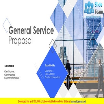 General Service Proposal PowerPoint Presentation Slides