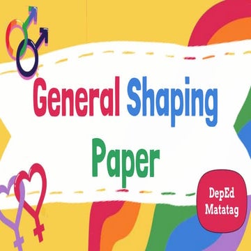 general shaping paper General Shaping .pptx