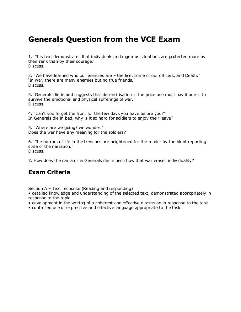 The Road Essay Topics Essays On Racial Discrimination also List Informative Essay Topics Generals Question Fromthevceexam Helping Essay