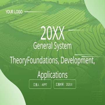 General System Theory Foundations Development Applications Pptx