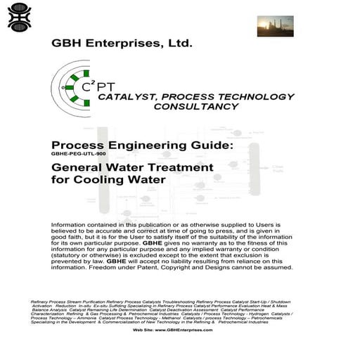 General Water Treatment For Cooling Water