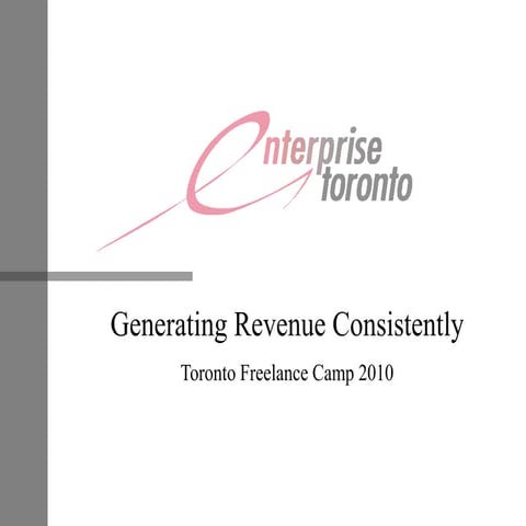 Generating Revenue Consistently