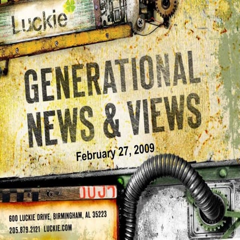 Generational News & Views Newsletter 2.29.09