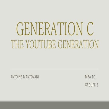Generation c definition