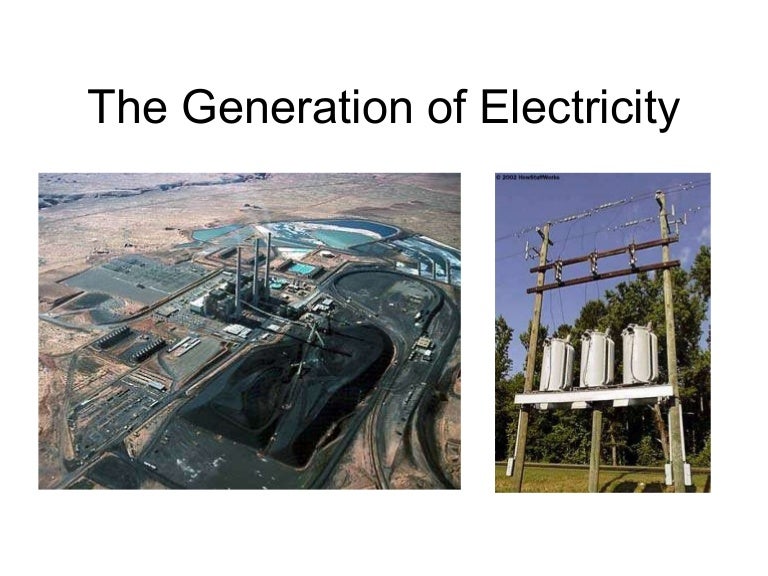 Generation Of Electricity