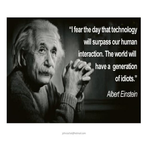 Generation of idiots on cell phones