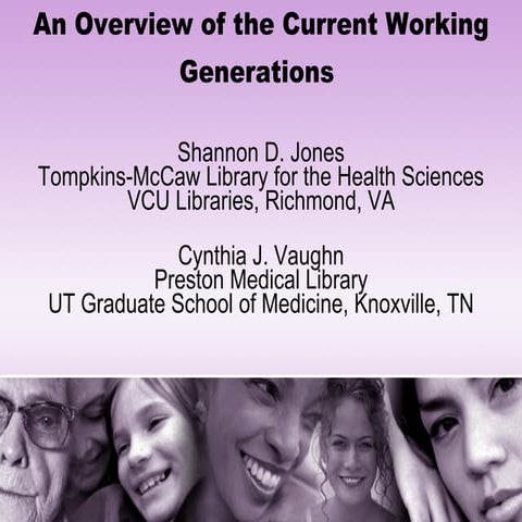 An Overview of the Current Working Generations