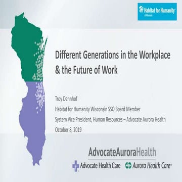 Generations in the Workplace and the future of work