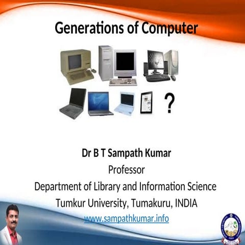 generations of computer and basic information about the 5th Gen