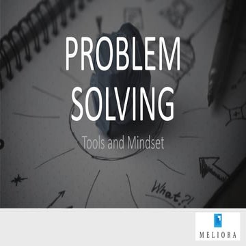 GenerationYOU Essential Skills: Problem solving Skills and Mindset