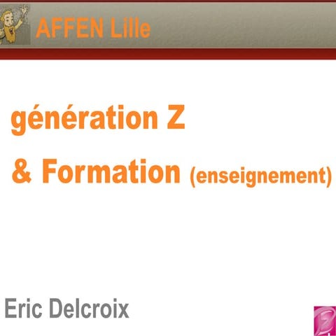 Generation z formation enseignement
