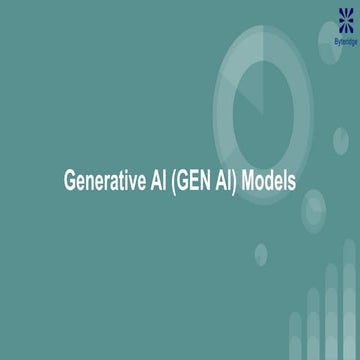 Generative Artificial Intelligence (GEN AI) Models.pptx