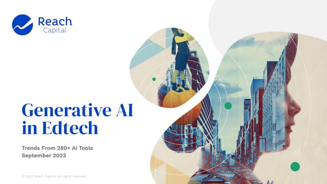 Generative AI in Edtech: Trends from the Pipeline