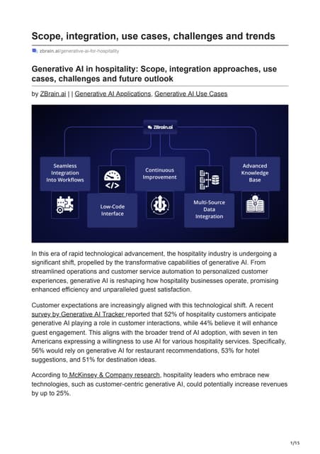 Zbrain- Generative AI in Hospitality.pdf