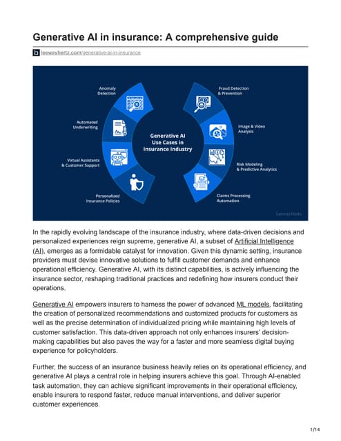 Generative AI in supply chain management.pdf | Logistics | Business