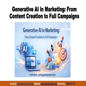 Generative AI in Digital Marketing | PPTX