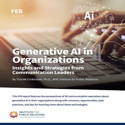 Generative AI in Organizations: Insights and Strategies from Communication Le...