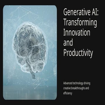 Generative AI: Transforming Innovation and Productivity