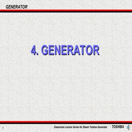 Generator opearion and maintenance major.ppt