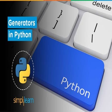 Generators In Python | PPT