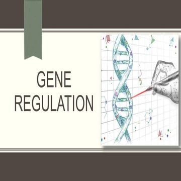 Regulation of gene expression | PPTX