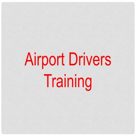 Generic driver-training-ppt
