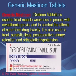 Generic Mestinon for  Treatment of ...