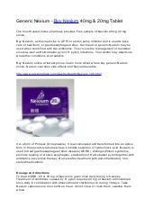Purchase nexium 40 mg