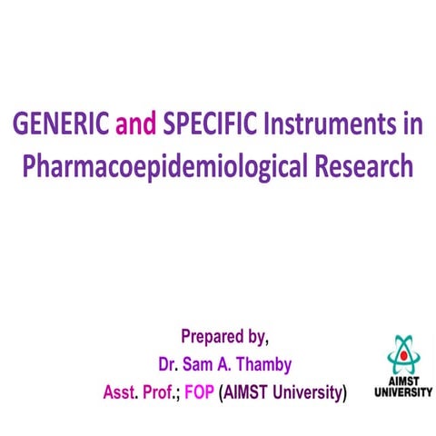 GENERIC AND SPECIFIC INSTRUMENTS IN PHARMACOEPIDEMIOLOGICAL RESEARCH.pdf