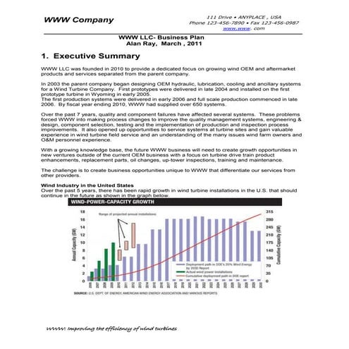 Business Plan Sample By Alan Ray | DOCX