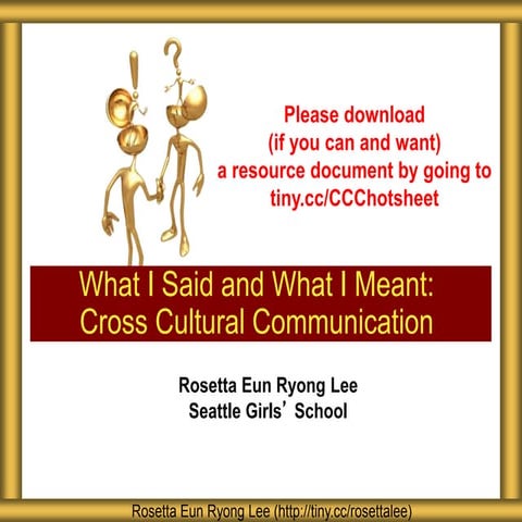 Cross Cultural Communication